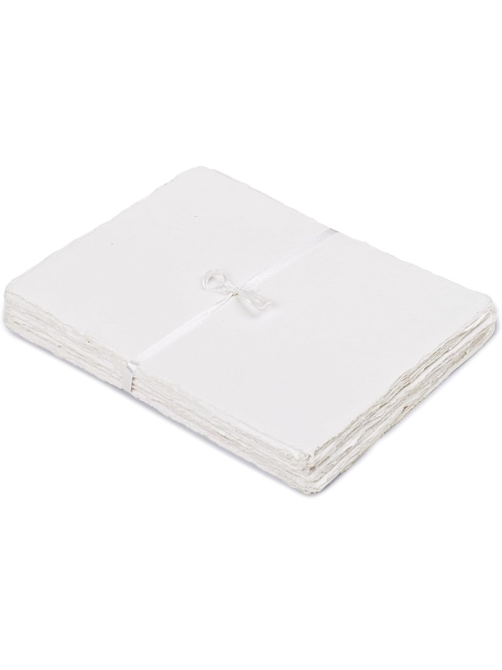 LEATHER VILLAGE Offwhite Deckled Edge Handmade Watercolor Paper 6x8
50 Sheets